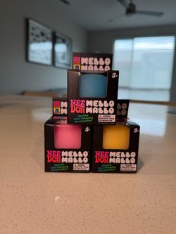 Nee Doh Mello Mallo Squishy Toys – Set of 3