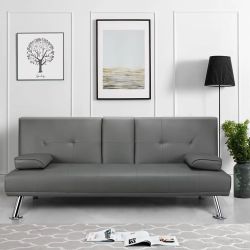 Yaheetech futon on sale sofa bed