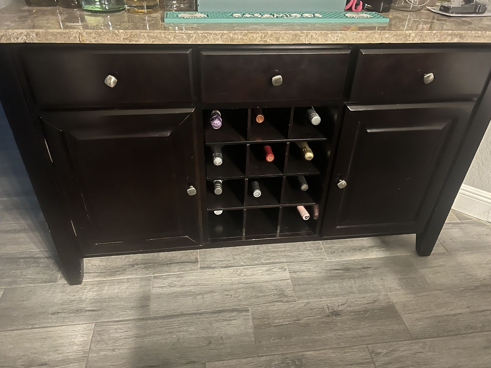 Marble Table & Buffet/ Bar