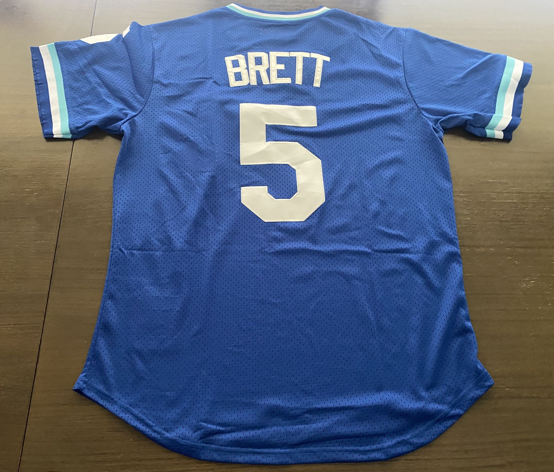 George Brett Kansas City Royals Baseball MLB New Large HOF Short Sleeve Jersey