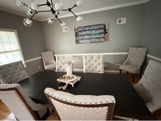 Ashley Dining Room Table with 8 chairs