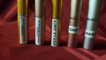 Authentic PERFUME 7ml Spray Bottles Custom Filled