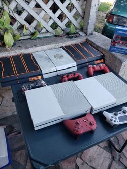 22 Games Installed Xbox One S 1TB $230! No Games $175! PS4 Edition 1TB $200! Or Jailbreak 2000GB $450! Each. Trade for iPhone max pro or 2026 phone