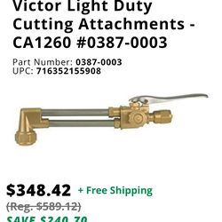 Victor Light Duty Cutting Attachment CA1(contact info removed)-0003