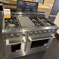 NXR 48” Stainless Steel Gas Range 