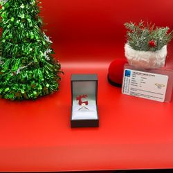 2CT Lab Diamond Ring 