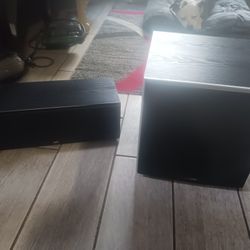 Polk Audio Powered Subwoofer And Midrange