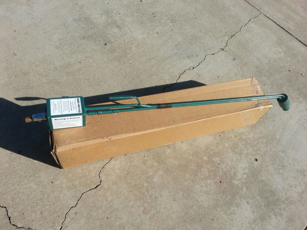 The Rodex 4000 , Gopher Blaster gopher elimination tool