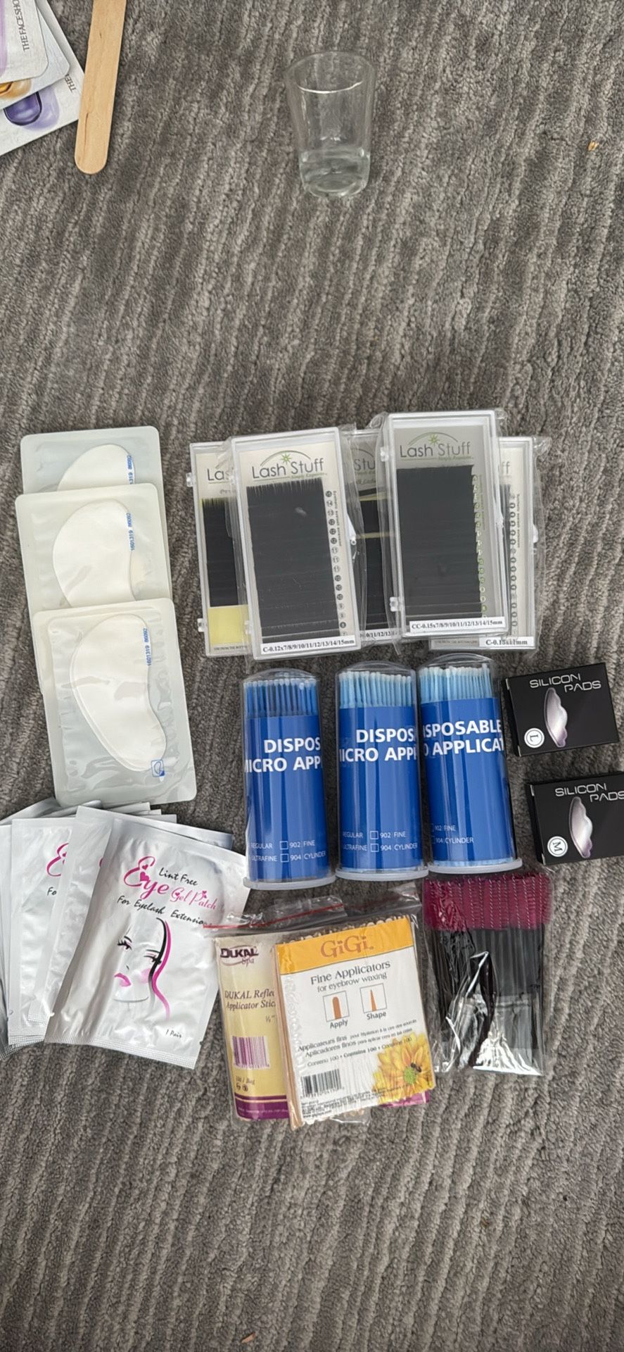 Eyelash beginning Kit application supplies