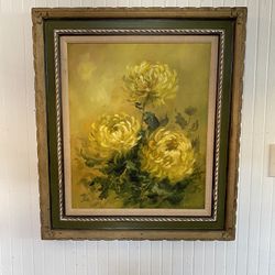 Yellow Flowers Painting 