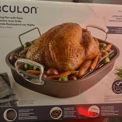Circulon Nonstick 18-inch by 15-inch Oval Roaster with Rack