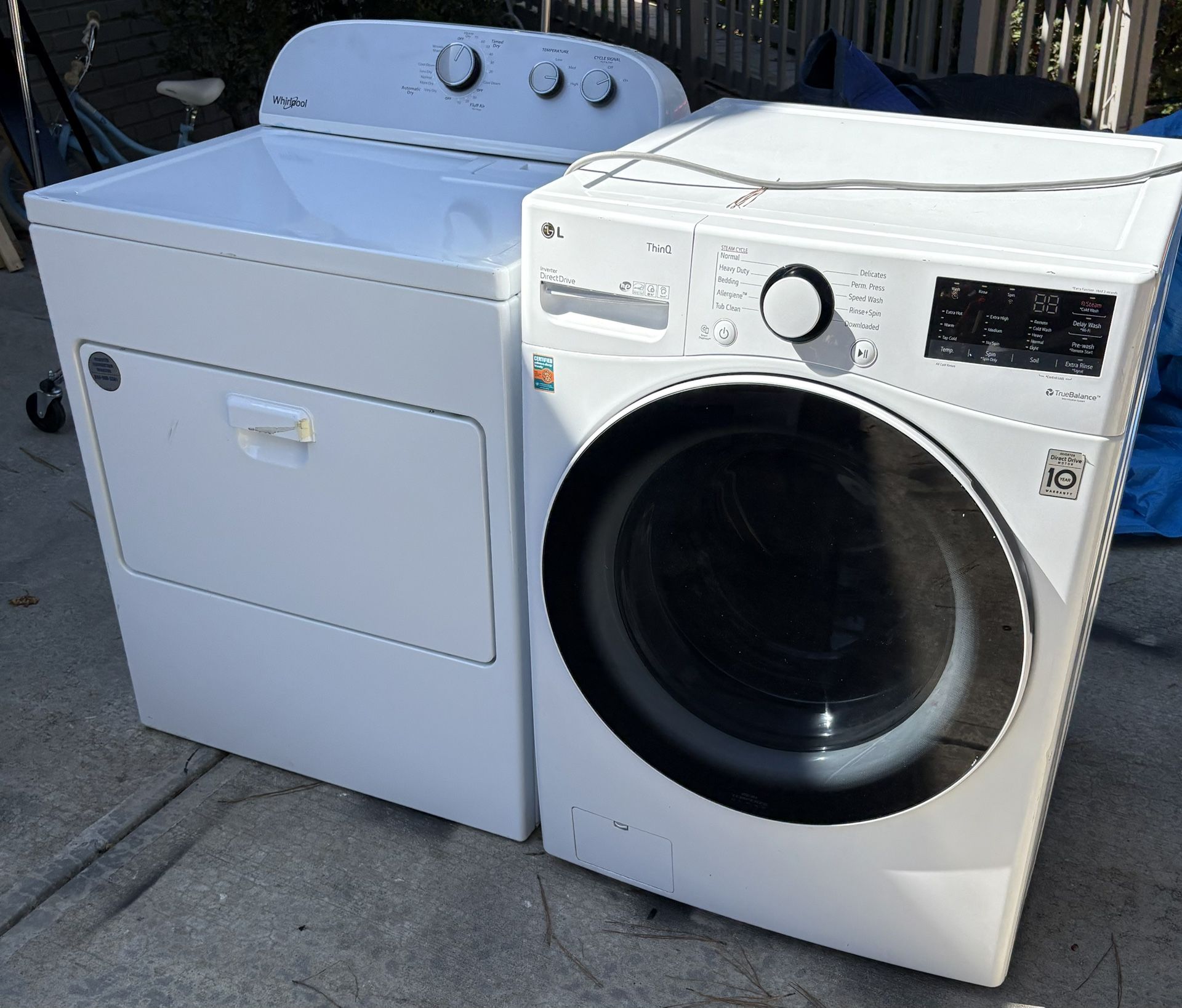 Washer And Dryer