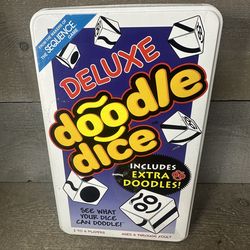 Doodle Dice Deluxe Game Jax 2005 Extra Doodles Contents Complete New Sealed