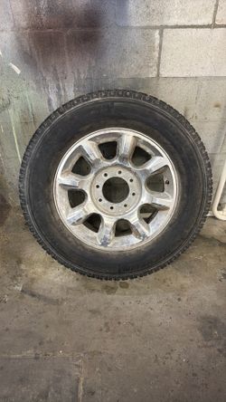 Large Truck, Tire And Rim LT 275/65R20