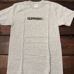 Supreme Motion Logo Heather Grey Tee Shirt