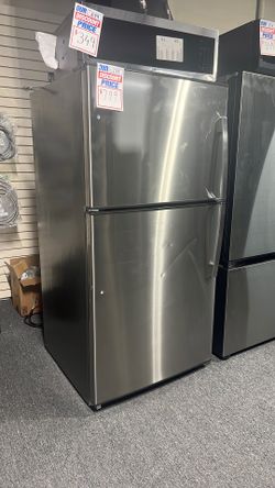 Ge Top Freezer Stainless Steel Ice Maker 