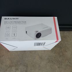 Movie projector screen with HD LCD Projector