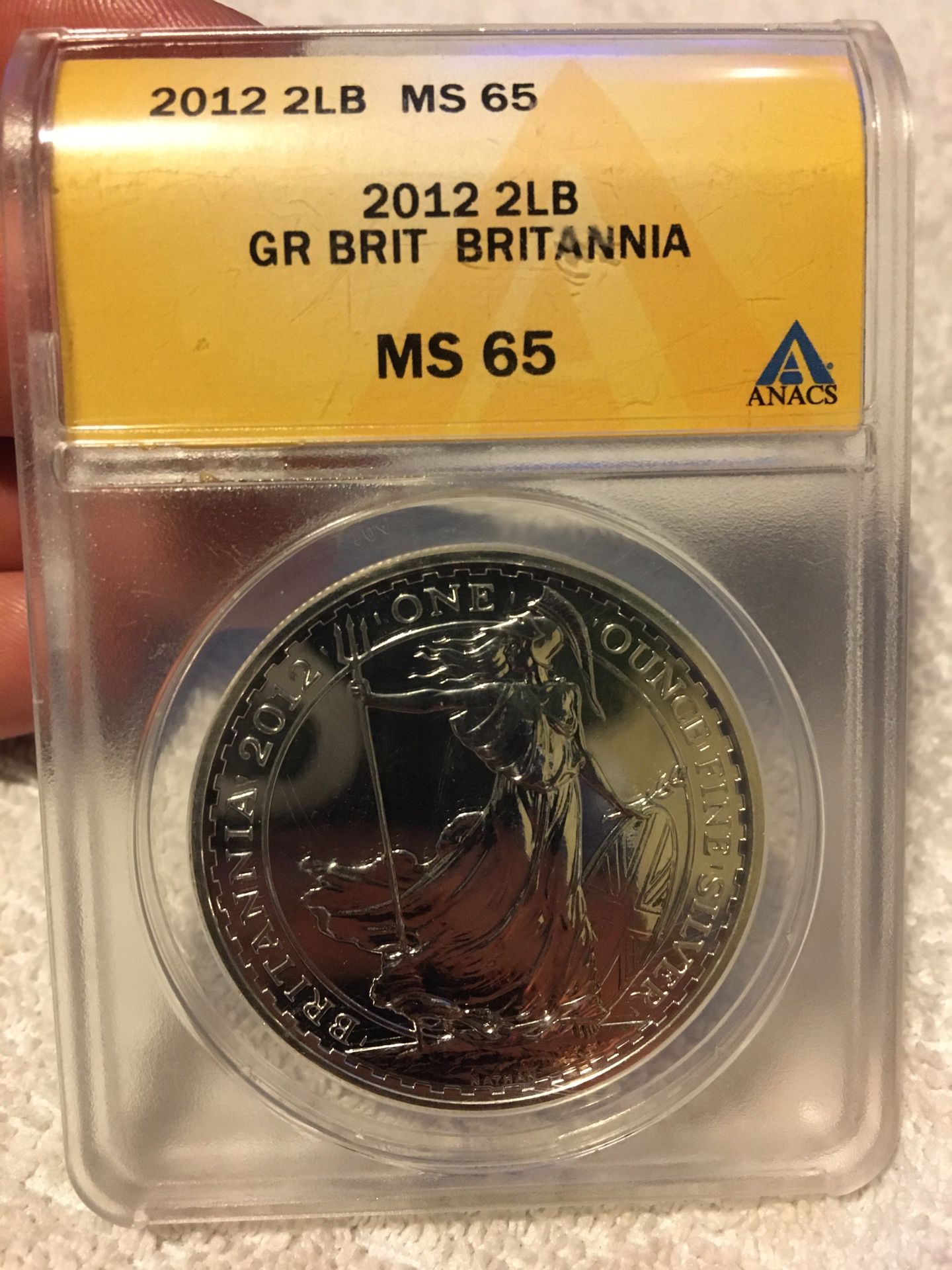 2012 Britannia Silver Coin MS65