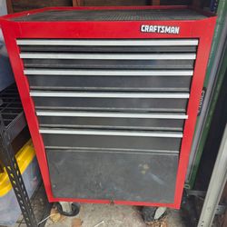 Vintage Craftsman 7-Drawer Rolling Tool Cabinet 40"x26.5"x18