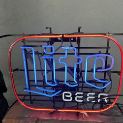 Miller Light Neon Sign