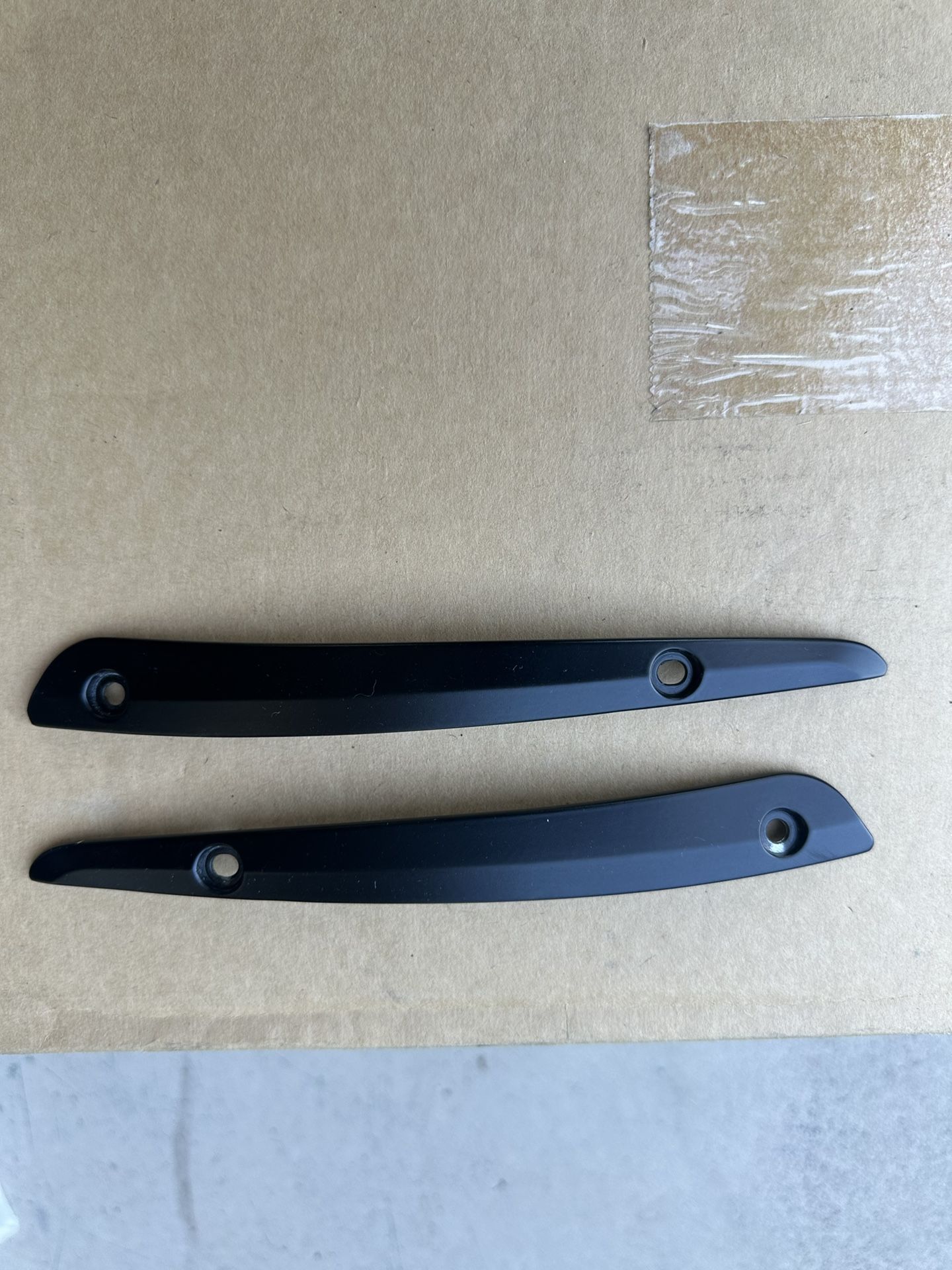 Harley Road Glide Split Windshield Trim Black