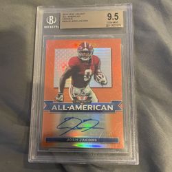 Josh Jacobs Autographed Card