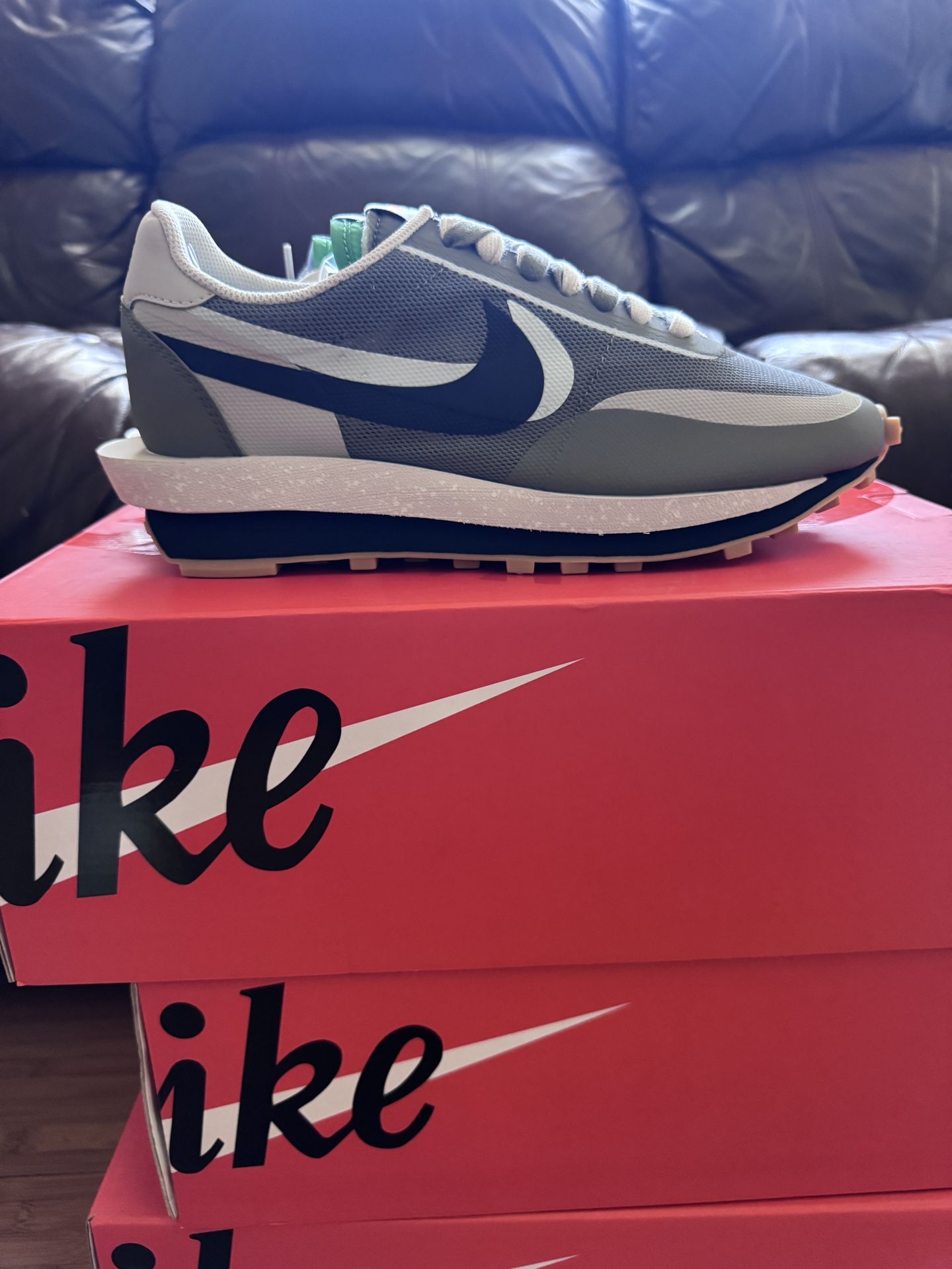 Nike Ldwaffle Sacai Clot Kiss Of Death 2 Cool Grey