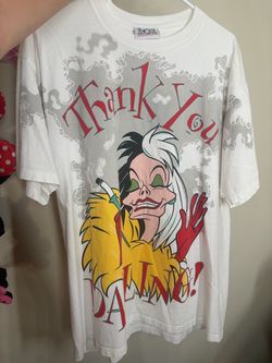 Vintage 101 Dalmatians Cruella De Vil Graphic T-Shirt