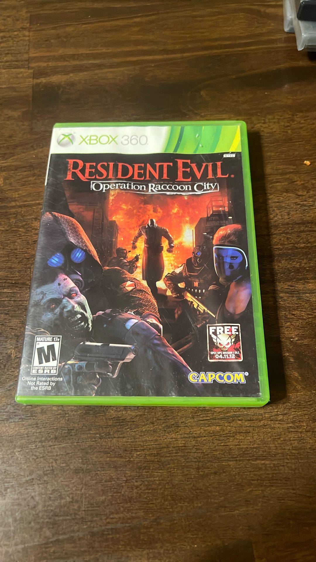 Xbox 360 game resident evil