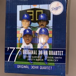 DODGERS BOBBLE HEADS ‘77 ORIGINAL 30 HR QUARTET