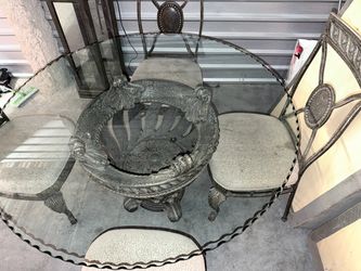 Dining room table and chairs