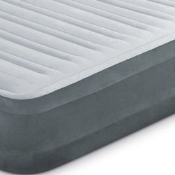 Intex Full-size air mattress with built-in pump.