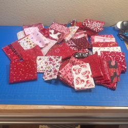 Valentines Day Fabrics Various Sizes
