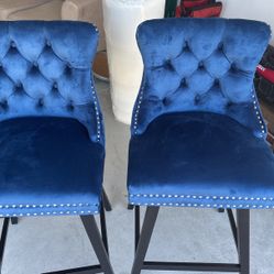 New Counter Height Fabric Swivel Chairs