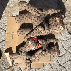 Handmade cat and two kittens