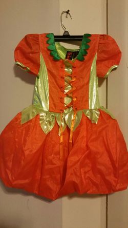 Girls pumpkin Halloween dress Size 6x