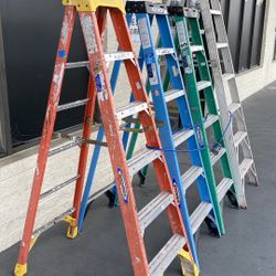 Werner 6 Ft Fiberglass And 8ft Aluminum Ladders For Sale Werner