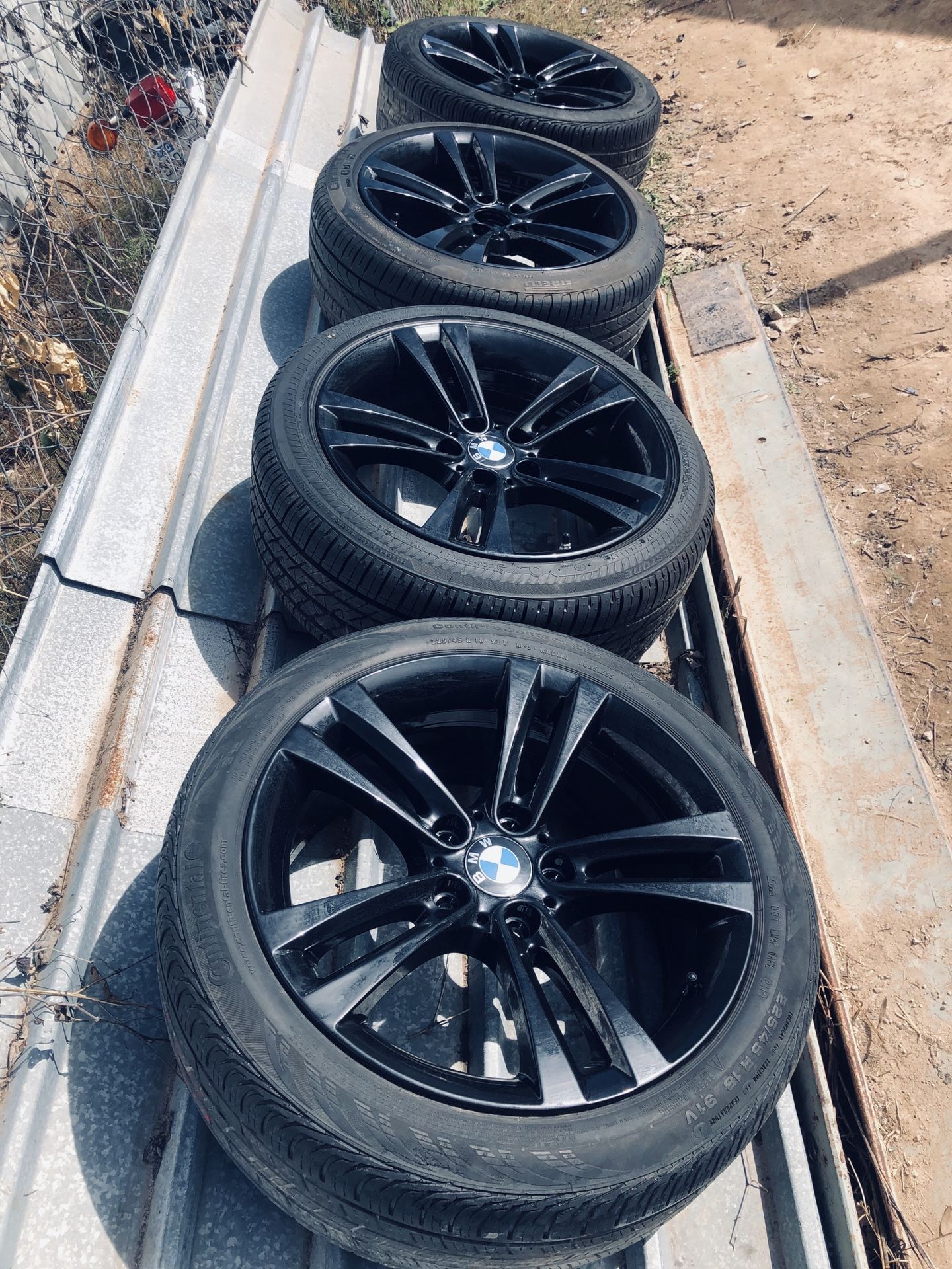 Refinished 18” sport wheels bmw