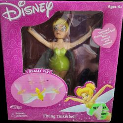 Disney Peter Pan Tinkerbell Tethered Flying Fusion Toys 2002