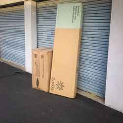 Brand new queen mattress comes with queen bed frame 