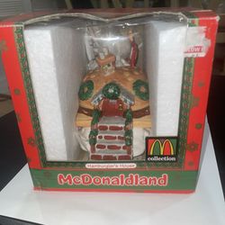 McDonaldland Christmas Village Collection Hamburglars House McDonalds Vintage 97
