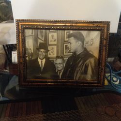 Post Card Of: Malcolm X, Lewis H. Michaux And Cassius Clay  Aka Muhammad Ali