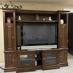 Entertainment Center With TV