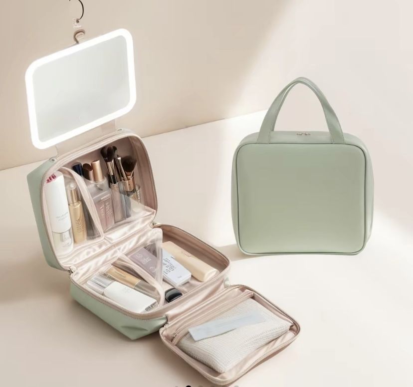 Makeup Bag With Mirror