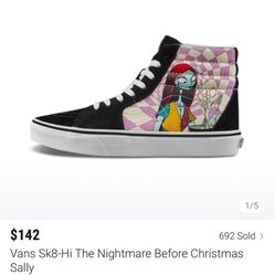 Vans- The Nightmare Before Christmas Sally