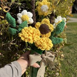 Knitted Flowers