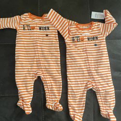 Halloween “My First Halloween”  Pajamas Size 6M