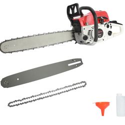 20 Inch Chainsaw Gas Powered, 58cc Professional 3.2HP Chain Saw, High-Performance Gas Chainsaw for Wood & Tree Cutting