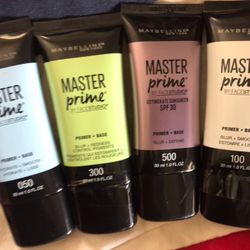 New Maybelline Master Makeup Primers 