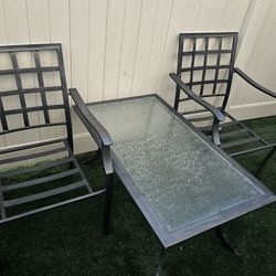 Outdoor Lounge Chair Set